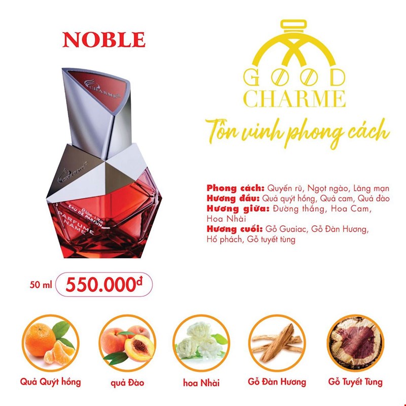 Nước hoa nữ Charme Noble 50ml
