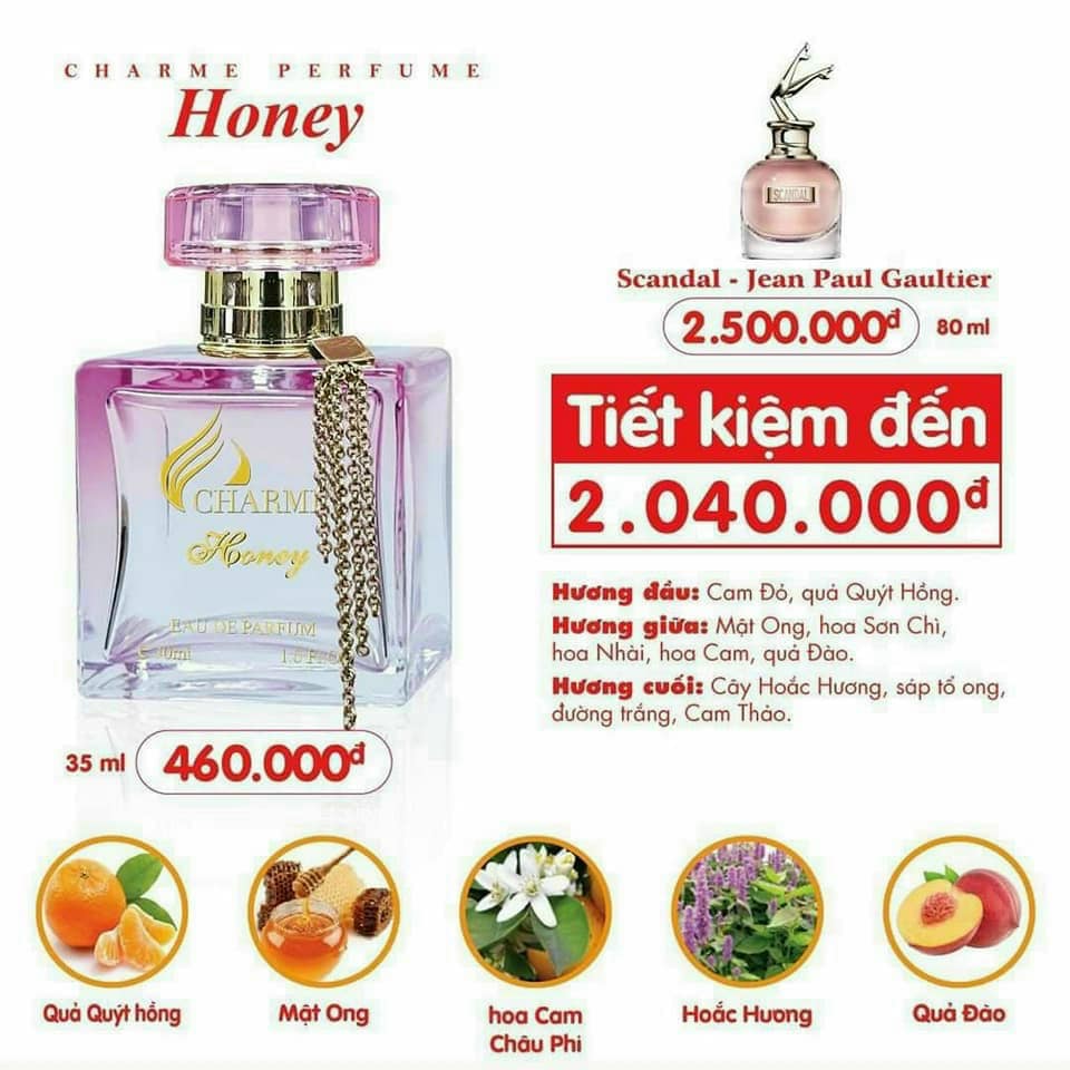 Nước Hoa Nữ Charme Honey 35ml