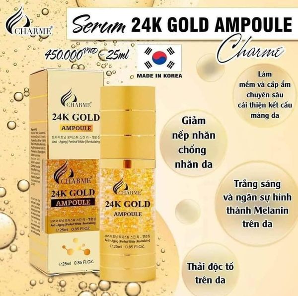 Serum Charme 4D Vàng 24k 25ml