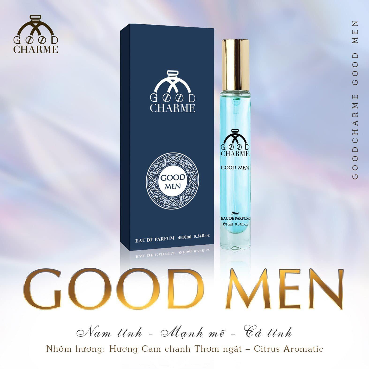 Nước Hoa Nam Charme Good Men Xanh 10ml