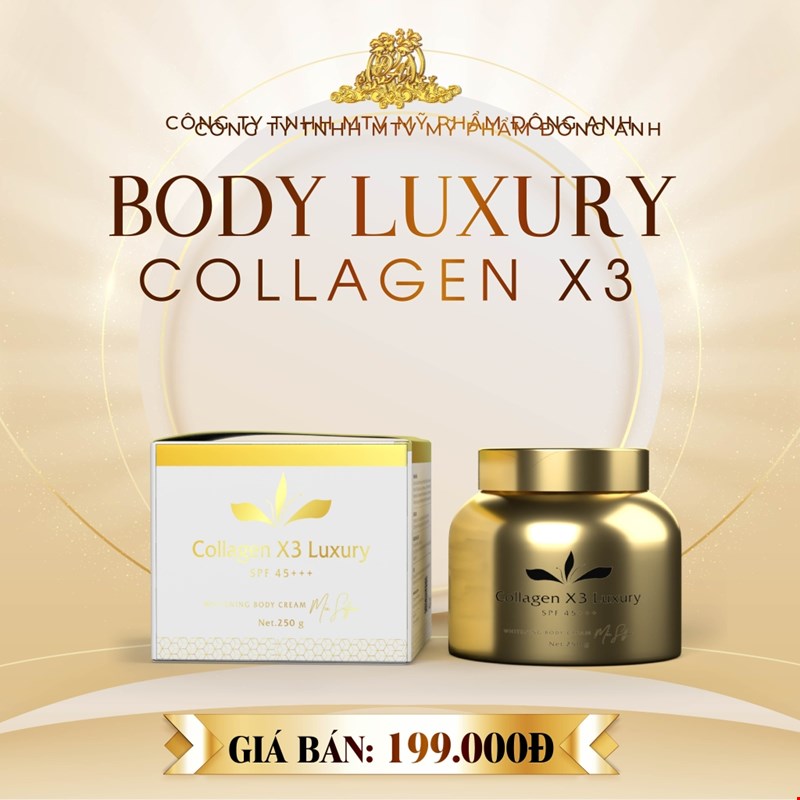 Kem Body Collagen X3 Luxury - Mỹ Phẩm Đông Anh