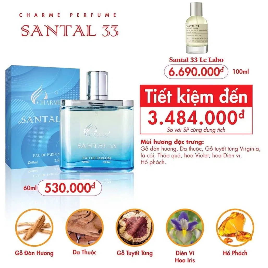 Charme Santal 33 60ml
