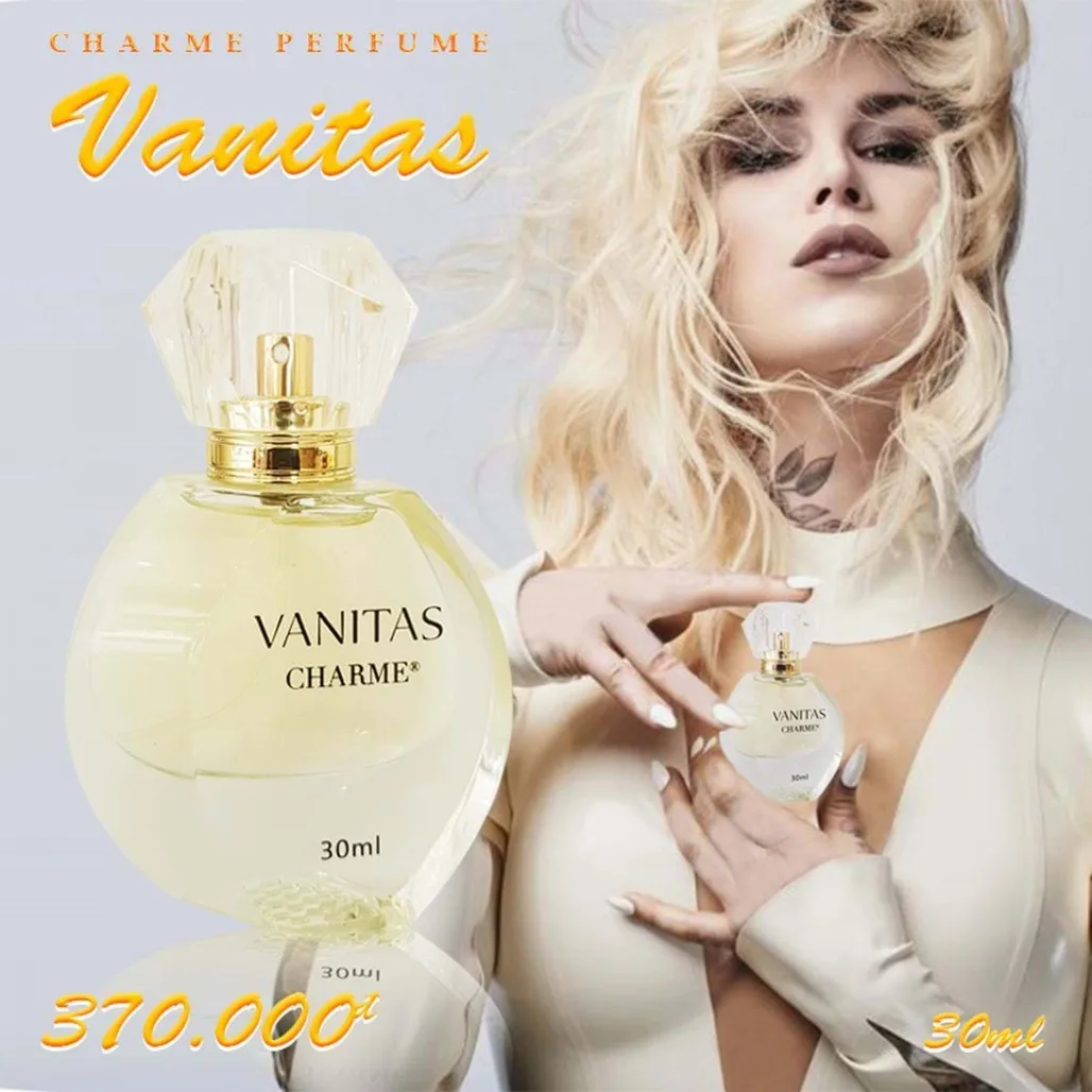 Charme Vanitas được thiết kế trong mẫu chai sang trọng  và quyến rũ
